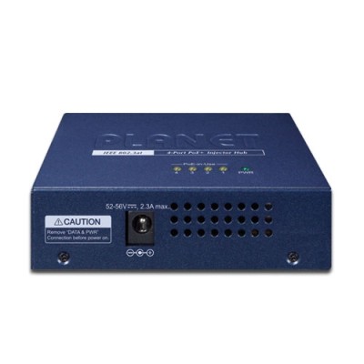 PLANET HPOE-460 4-port Gigabit IEEE 802.3at Power over Ethernet Plus Injector Hub