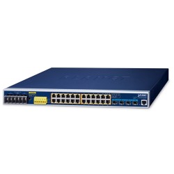 PLANET IGS-6325-24UP4X Industrial L3 24-Port 10/100/1000T 802.3bt PoE + 4-Port 10G SFP+ Managed Ethernet Switch