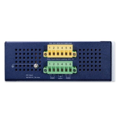 PLANET IVR-300FP Industrial 4-Port 10/100/1000T 802.3at PoE + 1-Port 10/100/1000T + 1-Port 1000X SFP VPN Security Gateway