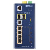 PLANET IGS-5225-4UP1T2S Industrial L2+ 4-Port 10/100/1000T 802.3bt PoE + 1-Port 10/100/1000T + 2-Port 1G/2.5G SFP Managed Ethernet Switch