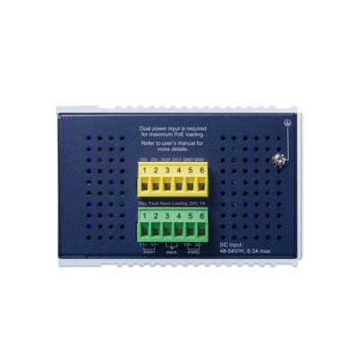 PLANET IGS-5225-4UP1T2S Industrial L2+ 4-Port 10/100/1000T 802.3bt PoE + 1-Port 10/100/1000T + 2-Port 1G/2.5G SFP Managed Ethernet Switch