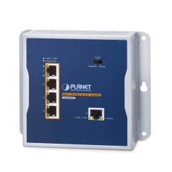 PLANET WGS-E304PT Industrial 1-Port 10/100/1000T 802.3bt PoE++ to 4-Port 802.3at PoE+ Wall-mounted Extender