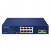 PLANET GSD-1022UP 2-Port 10/100/1000T 802.3bt PoE + 4-Port 10/100/1000T 802.3at PoE + 2-Port 10/100/1000T + 2-Port 1000X SFP Desktop Switch