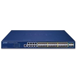 PLANET GS-6311-16S8C4XR L3 16-Port 100/1000X SFP + 8-Port Gigabit TP/SFP + 4-Port 10G SFP+ Managed Ethernet Switch with 36-72V DC Redundant Power