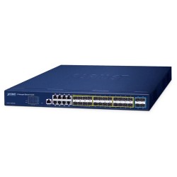 PLANET GS-6311-16S8C4XR L3 16-Port 100/1000X SFP + 8-Port Gigabit TP/SFP + 4-Port 10G SFP+ Managed Ethernet Switch with 36-72V DC Redundant Power