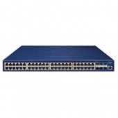 PLANET GS-6311-48P6X L3 48-Port 10/100/1000T 802.3at PoE + 6-Port 10G SFP+ Managed Ethernet Switch