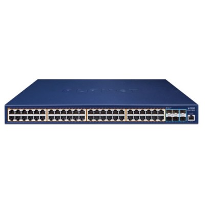 PLANET GS-6311-48P6X L3 48-Port 10/100/1000T 802.3at PoE + 6-Port 10G SFP+ Managed Ethernet Switch