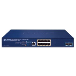 PLANET MGS-6311-8P2X L3 8-Port 2.5GBASE-T 802.3at PoE + 2-Port 10GBASE-X SFP+ Managed Ethernet Switch