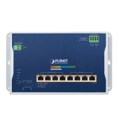 PLANET WGS-6325-8UP2X Industrial L3 4-Port 2.5G 802.3bt PoE + 4-Port 10/100/1000T 802.3bt PoE + 2-Port 10G SFP+ Wall-mount Managed Switch