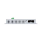 PLANET WGS-5225-8P2S Industrial L2+ 8-Port 10/100/1000T 802.3at PoE + 2-Port 1G/2.5G SFP Wall-mount Managed Switch