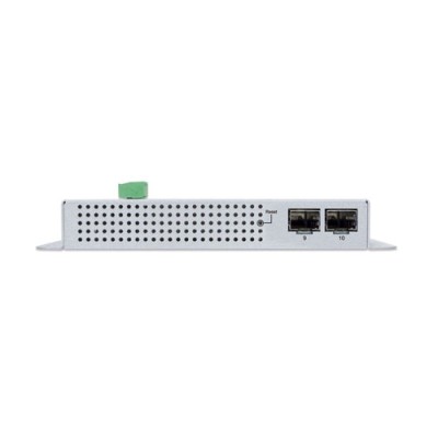 PLANET WGS-5225-8P2SV Industrial L2+ 8-port 10/100/1000T 802.3at PoE + 2-port 1G/2.5G SFP Wall-mount Managed Switch with LCD Touch Screen