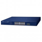 PLANET GS-2210-16P2S 16-Port 10/100/1000T 802.3at PoE + 2-Port 1000X SFP Web Smart Ethernet Switch