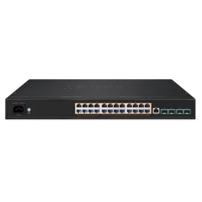 PLANET AVS-4210-24HP4X 8-Port 10/100/1000T 802.3bt PoE + 16-Port 10/100/1000T 802.3at PoE + 4-Port 10G SFP+ Managed AV Switch