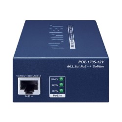 PLANET POE-173S-12V Single-Port 10/100/1000Mbps 802.3bt PoE++ Splitter