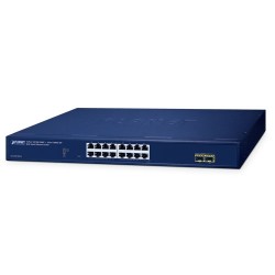 PLANET GS-2210-16T2S 16-Port 10/100/1000T + 2-Port 1000X SFP Web Smart Ethernet Switch