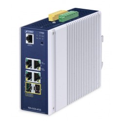 PLANET TSN-5225-4T2S Industrial L2+ 4-Port 10/100/1000T + 2-Port 1G/2.5G SFP Managed TSN Ethernet Switch