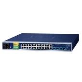 PLANET IGS-R4215-24T4X Industrial L2/L4 24-Port 10/100/1000T + 4-Port 10G SFP+ Managed Ethernet Switch