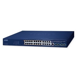 PLANET GS-4210-16UP8T4X 16-Port 10/100/1000T 802.3bt PoE + 8-Port 10/100/1000T + 4-Port 10G SFP+ Managed Ethernet Switch