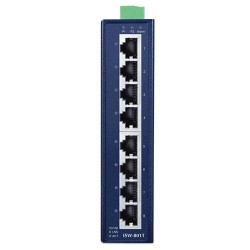 PLANET ISW-801T 8-Port 10/100TX Industrial Fast Ethernet Switch (-40~75 degrees C operating temperature)