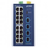 PLANET IGS-4215-16T4X Industrial L2/L4 16-Port 10/100/1000T + 4-Port 10G SFP+ Managed Ethernet