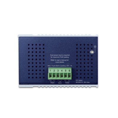 PLANET IGS-1000-4UP2X Industrial 4-Port 10/100/1000/2500T 802.3bt PoE + 2-Port 10G SFP+ Ethernet Switch