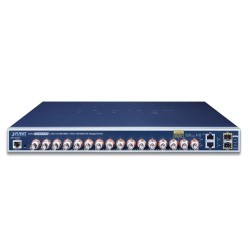 PLANET LRP-1622CS 16-port Coax + 2-port 10/100/1000T + 2-port 100/1000X SFP Long Reach PoE over Coaxial Managed Switch